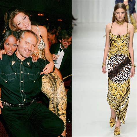 who currently designs for versace|gianni Versace famous designs.